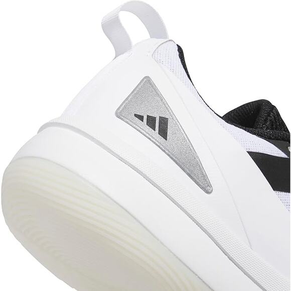 NWT adidas men Front Court Sneaker, White/Black/White,8.5 main image 4